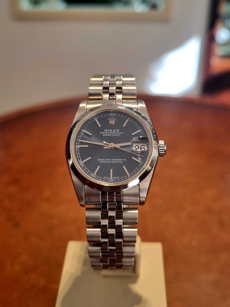 Rolex Datejust Ladies Steel 31mm Blue Dial ref.78240 | Gothelf A. Watches — 3