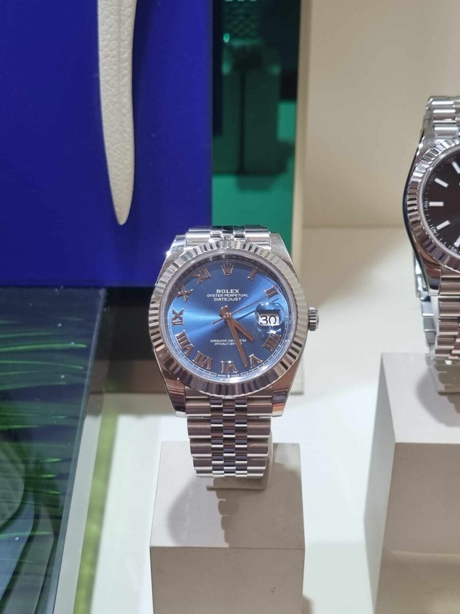 Rolex Datejust 41mm Blue Roman | Gothelf A. Watches — 4