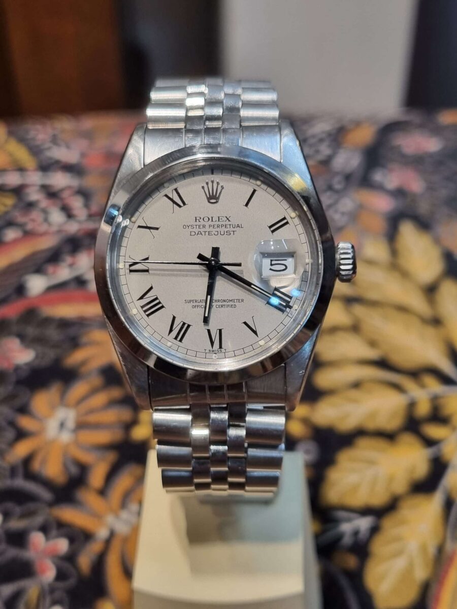 Rolex Datejust Vintage 36mm Grey Buckley Dial Ref.16000 | Gothelf A. Watches