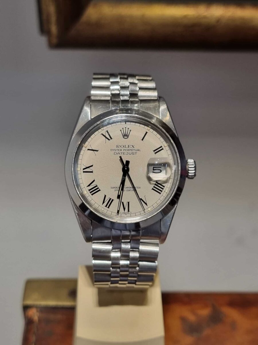 Rolex Datejust Vintage 36mm Grey Buckley Dial Ref.16000 | Gothelf A. Watches — 3