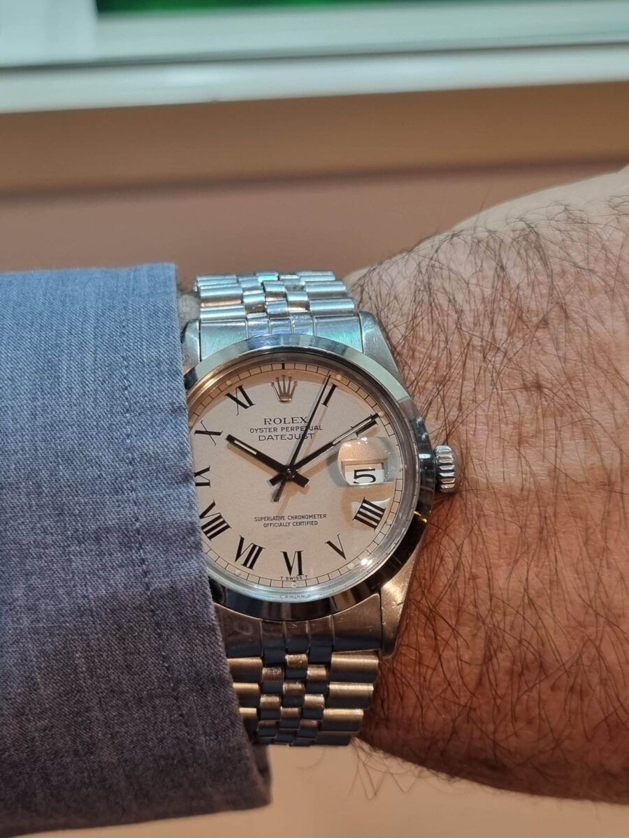 Rolex Datejust Vintage 36mm Grey Buckley Dial Ref.16000 | Gothelf A. Watches — 2