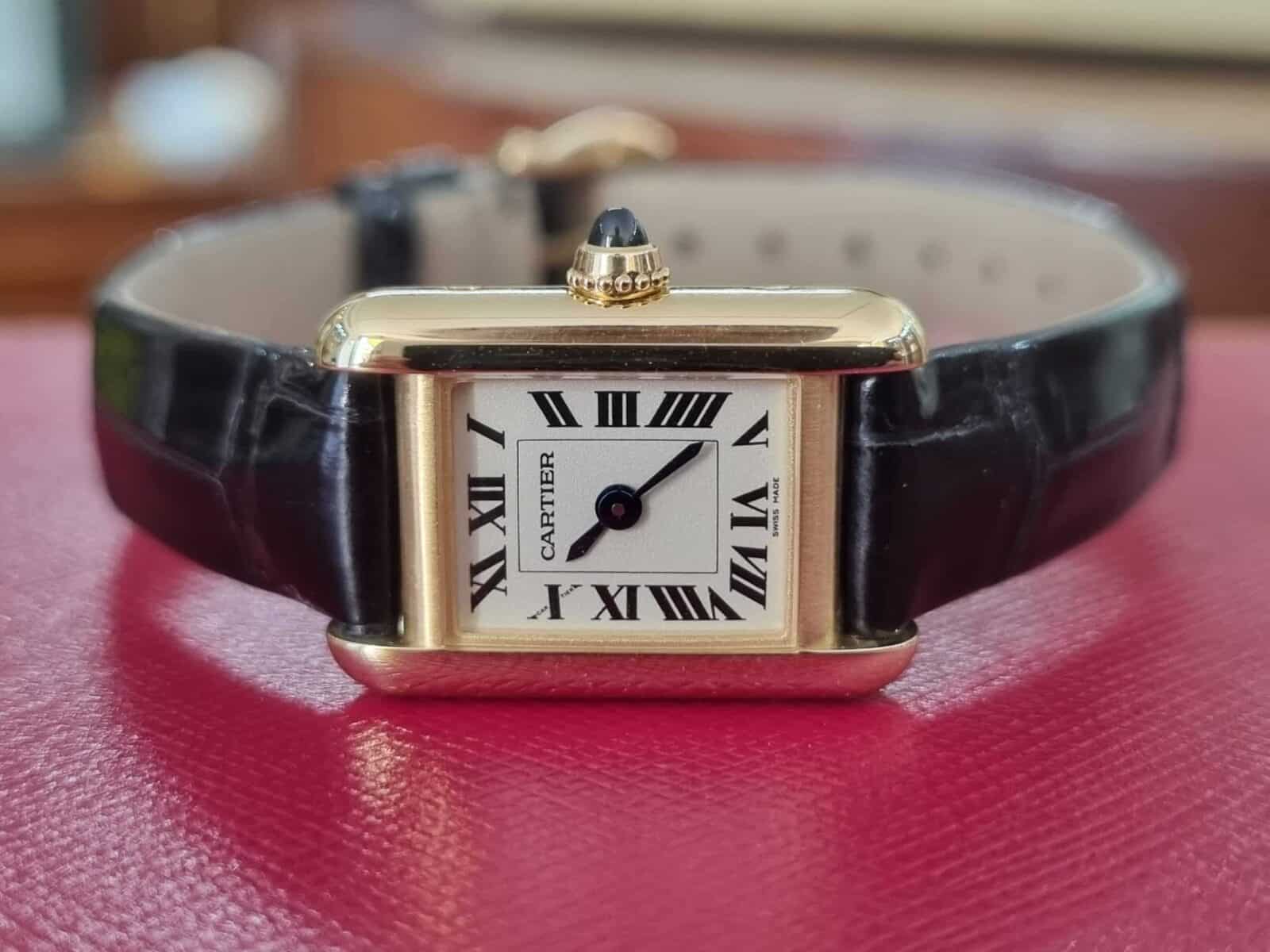 Cartier Tank Louis Mini 18K Yellow Gold Ref.WGTA0352 2025 NEW Watch!! | Gothelf A. Watches — 3