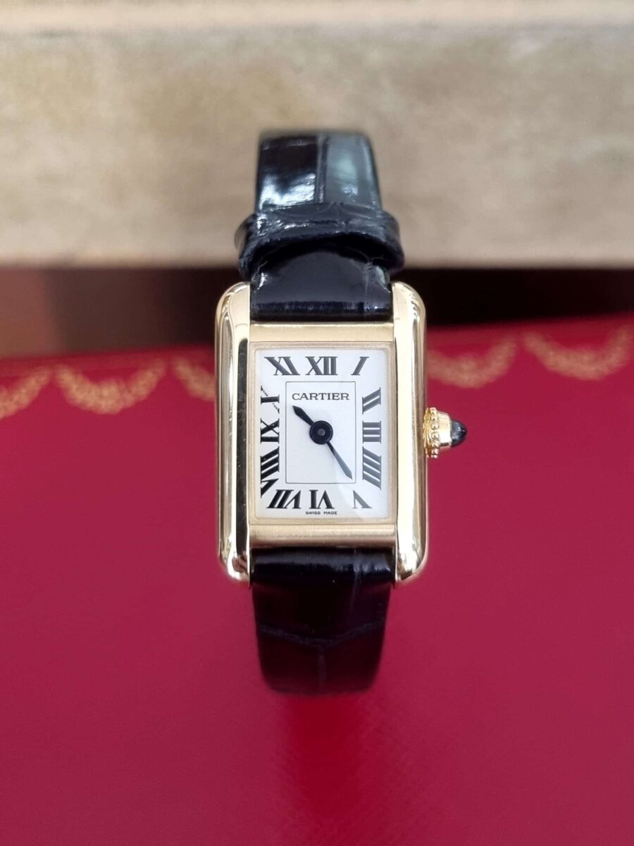 Cartier Tank Louis Mini 18K Yellow Gold Ref.WGTA0352 2025 NEW Watch!! | Gothelf A. Watches