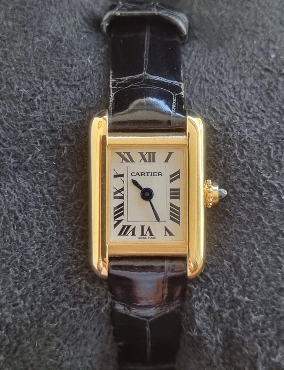 Cartier Tank Louis Mini 18K Yellow Gold Ref.WGTA0352 2025 NEW Watch!! | Gothelf A. Watches — 2