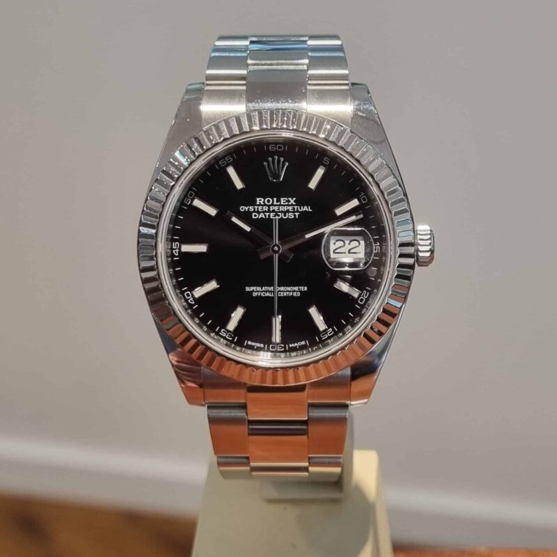 Rolex Datejust 41mm Steel & White Gold Bezel Oyster Bracelet ref.126334 | Gothelf A. Watches
