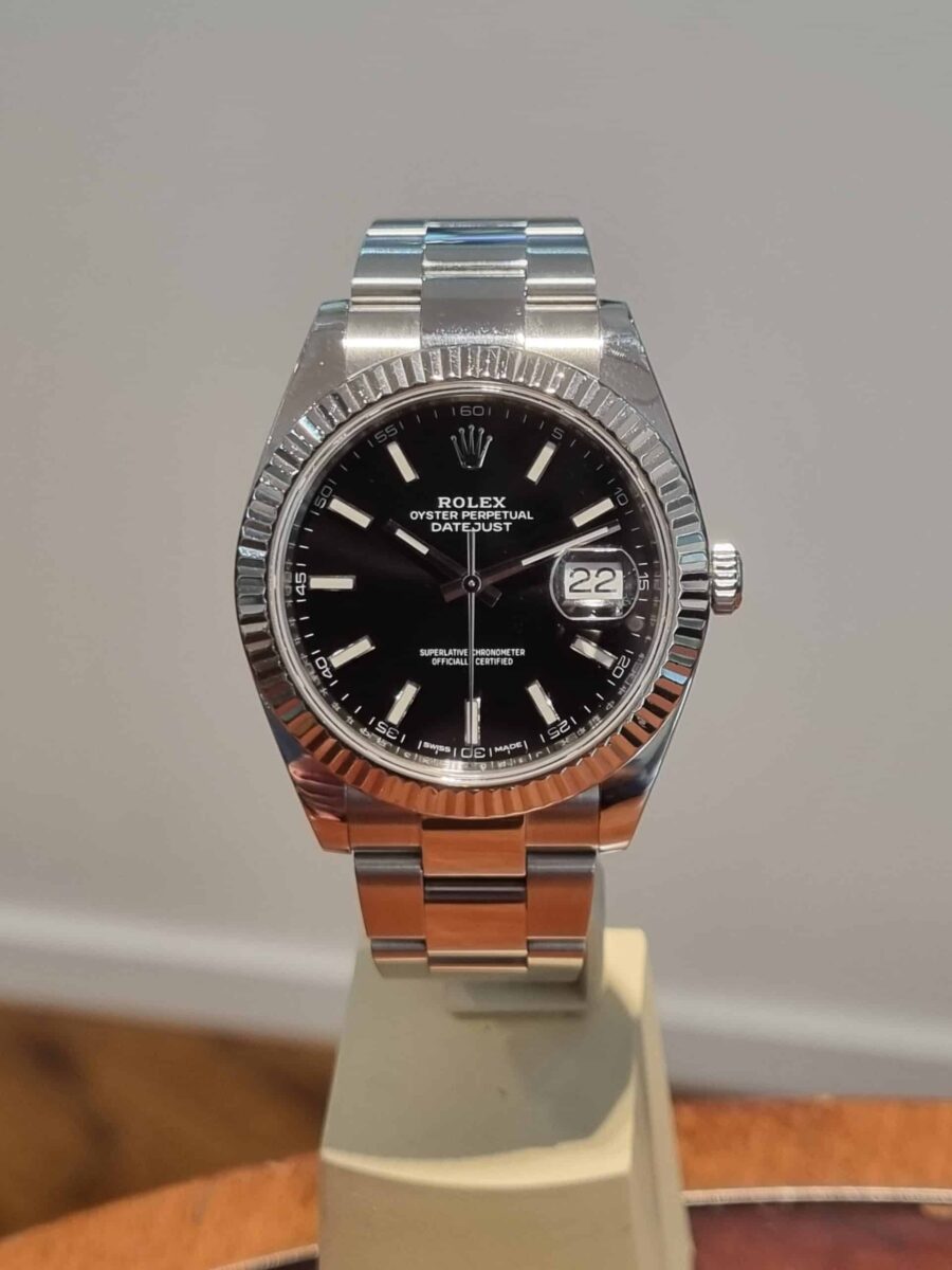 Rolex Datejust 41mm Steel & White Gold Bezel Oyster Bracelet ref.126334 | Gothelf A. Watches