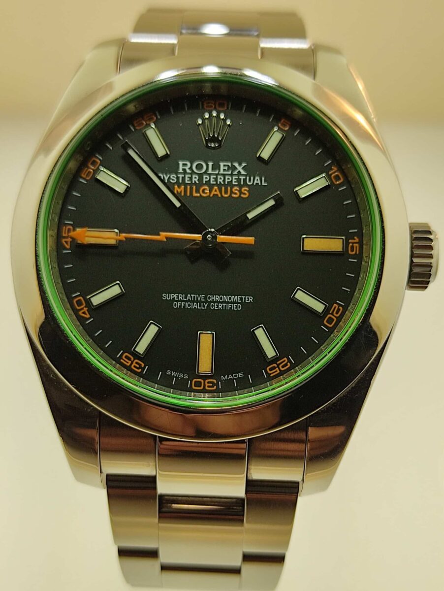 Rolex Milgauss Green 116400GV | Gothelf A. Watches — 3