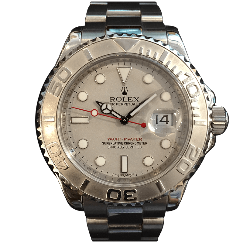 Rolox Yacht-Master 16622 Steel & Platinum Bezel | גוטהלף ע. שעונים