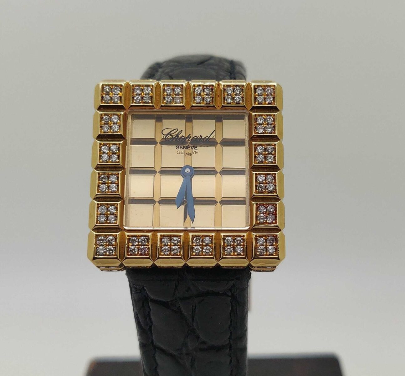 Chopard Ladies Ice Cube By De Grisogono – 18K Yellow Gold – Full Diamonds Case | Gothelf A. Watches — 3