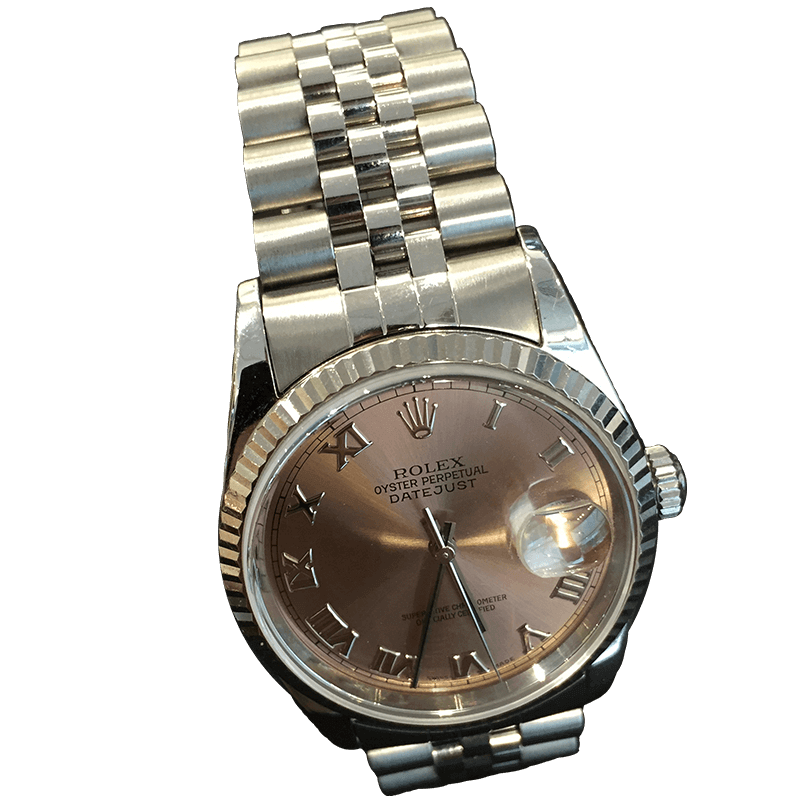 Rolex DateJust 36mm 16234 Steel & 18K White Gold Bezel | Gothelf A. Watches — 2