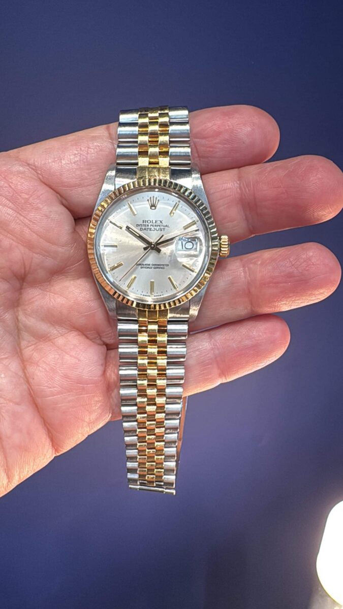 Rolex Datejust 36mm Steel+18k Yellow Gold Vintage pre-owned-1987 ref.16013 | Gothelf A. Watches — 2