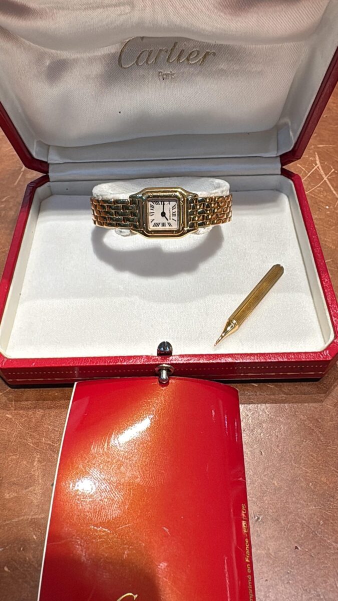 Cartier Panthere 18k Yellow Gold Mini size Pre-owned | Gothelf A. Watches