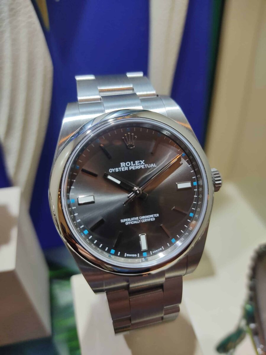 Rolex Oyster Perpetual 39mm Rhodium Dial | Gothelf A. Watches — 2