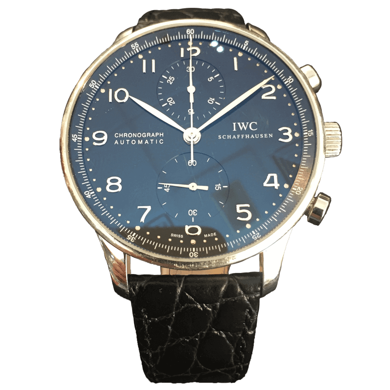 IWC Portuguese Chrono black dial | Gothelf A. Watches