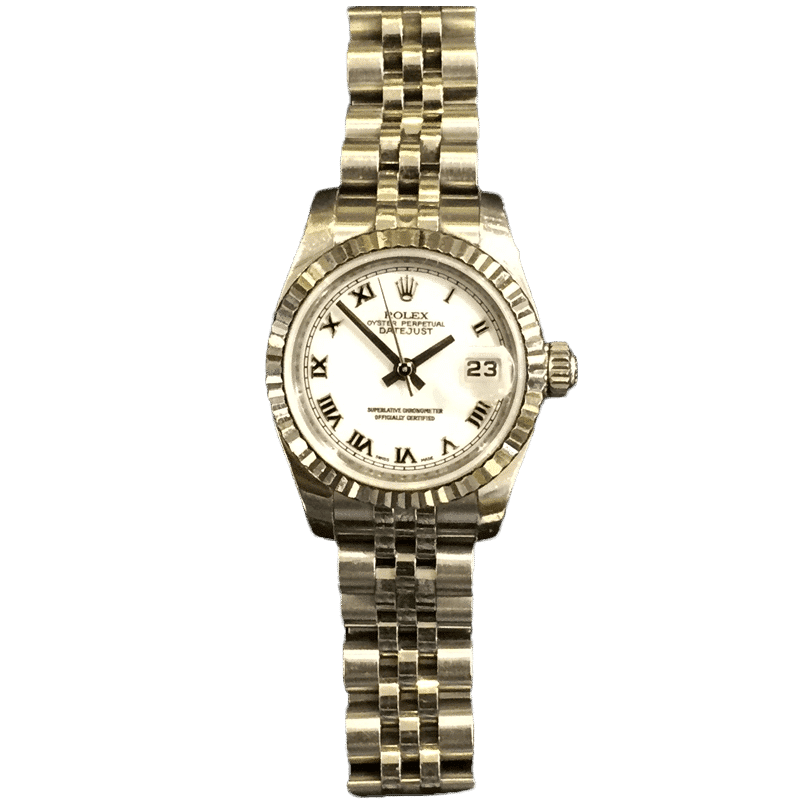 Rolex Datejust 26mm Steel & 18K White Gold Bezel | Gothelf A. Watches