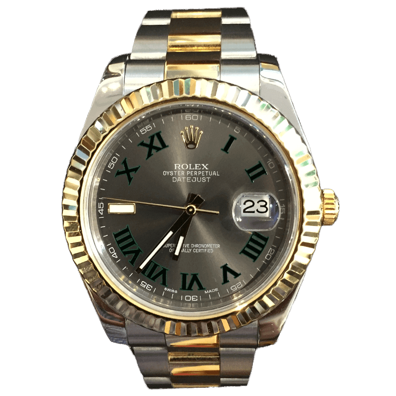 Rolex Datejust II Wimbledon Steel & 18K Gold 116333 | Gothelf A. Watches