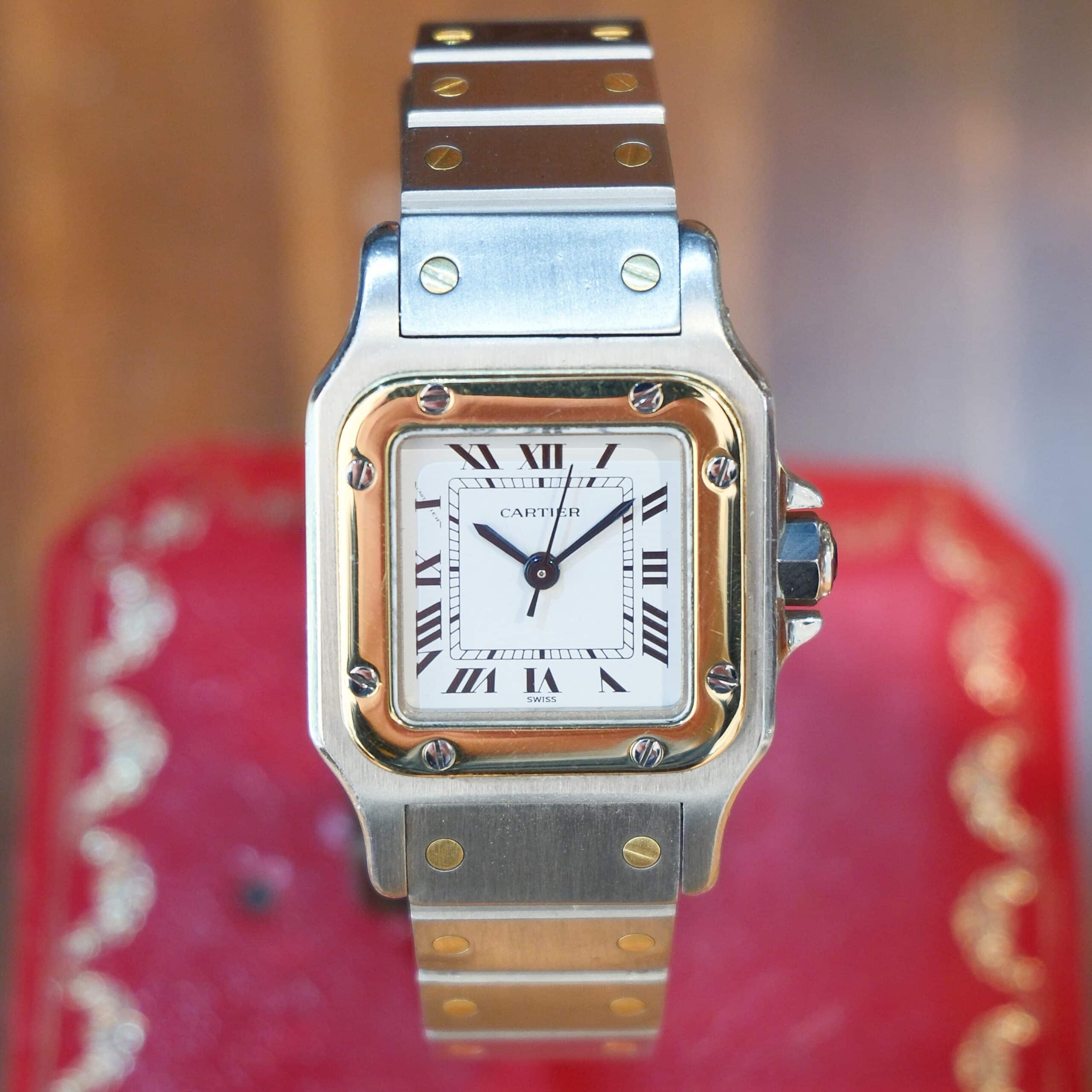 CARTIER Santos Galbee Vintage Ladies Automatic