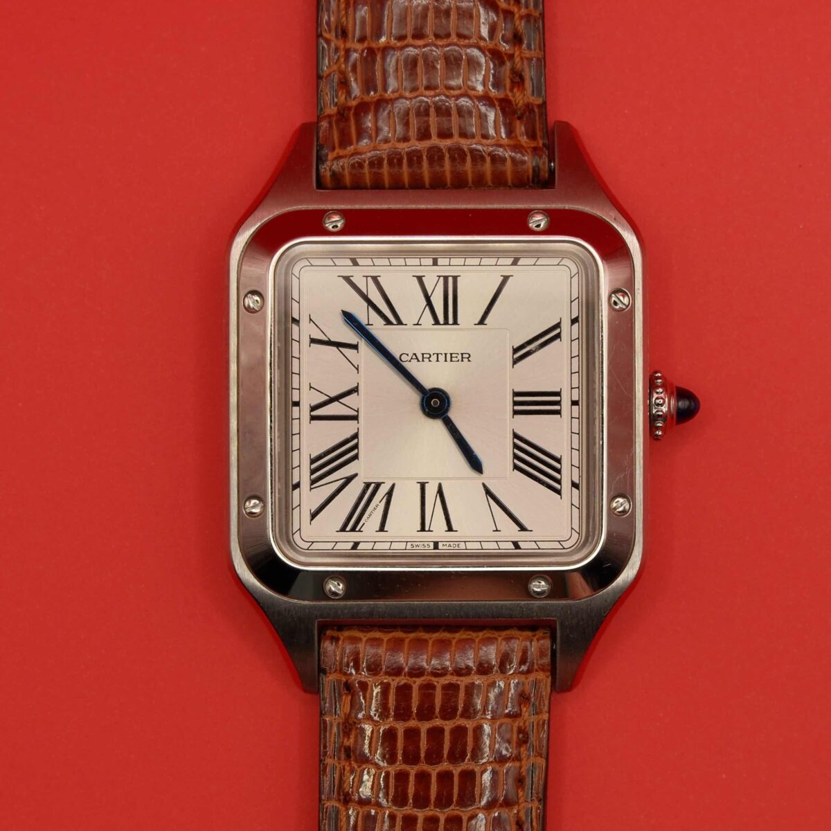 Cartier Santos Dumont Small Ladies pre-owned 2019 | Gothelf A. Watches