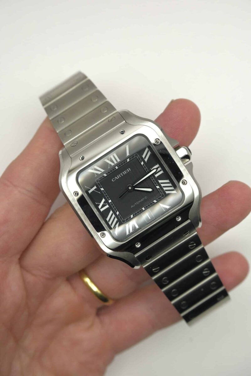 Cartier Santos Large model automatic movement steel | Gothelf A. Watches — 4