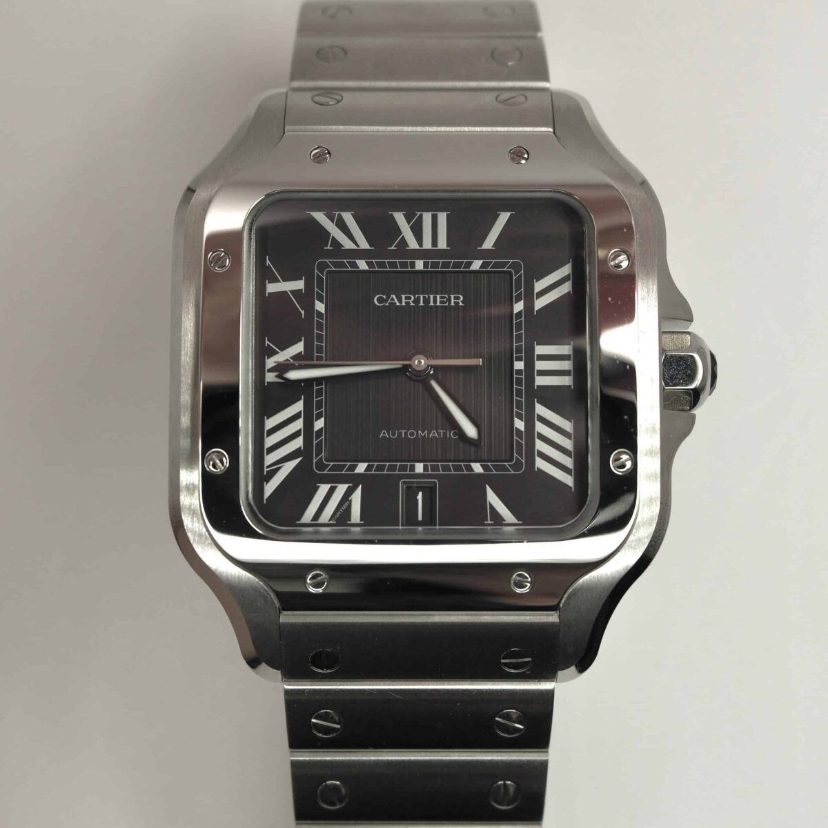 Cartier Santos Large model automatic movement steel | Gothelf A. Watches