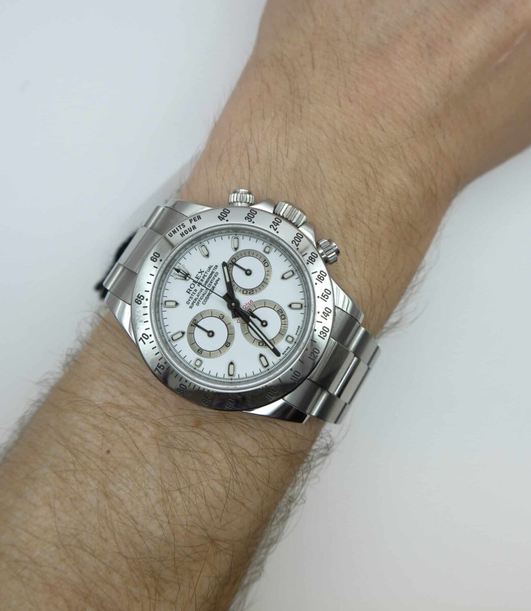 Rolex Daytona Chronograph Steel White Dial ref.116520 from 2009 | Gothelf A. Watches — 5