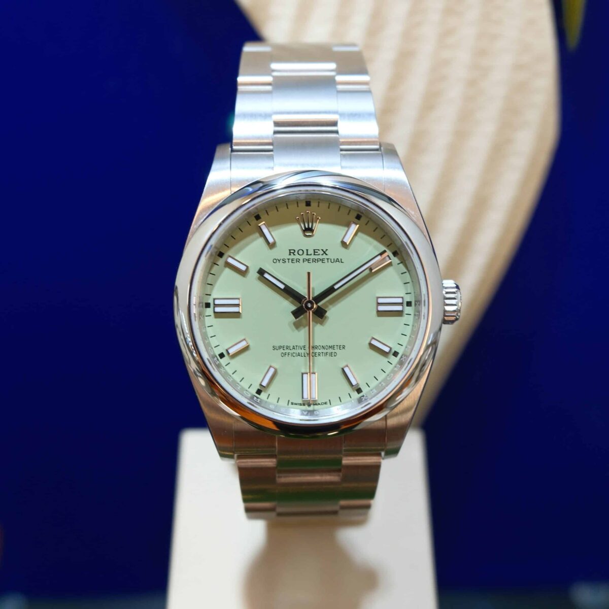 Rolex Oyster Perpetual 36mm Pistachio | Gothelf A. Watches