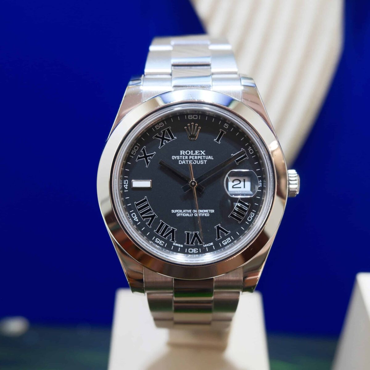 Rolex Datejust 2 Steel 41mm Black Roman Dial | Gothelf A. Watches