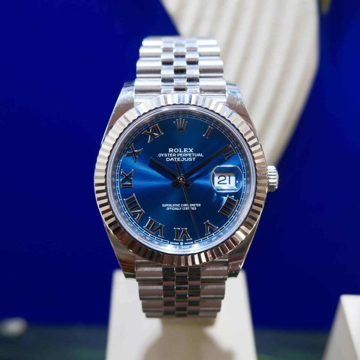 Rolex Datejust 41mm Blue Roman | Gothelf A. Watches