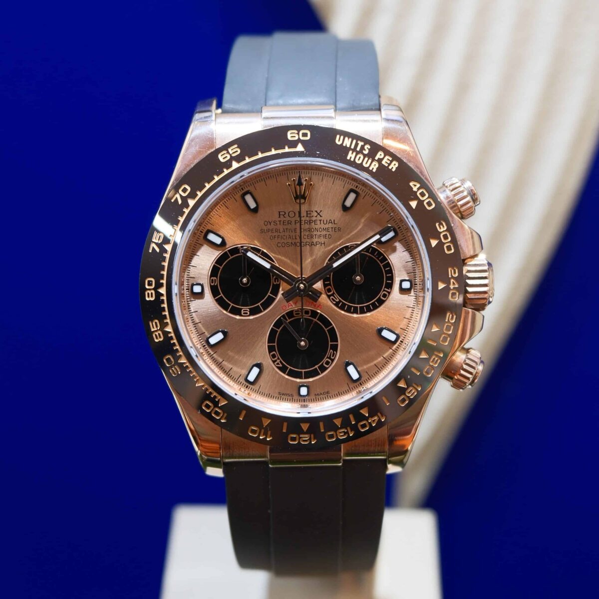 Rolex Cosmograph Daytona Rose Gold Oysterflex | Gothelf A. Watches