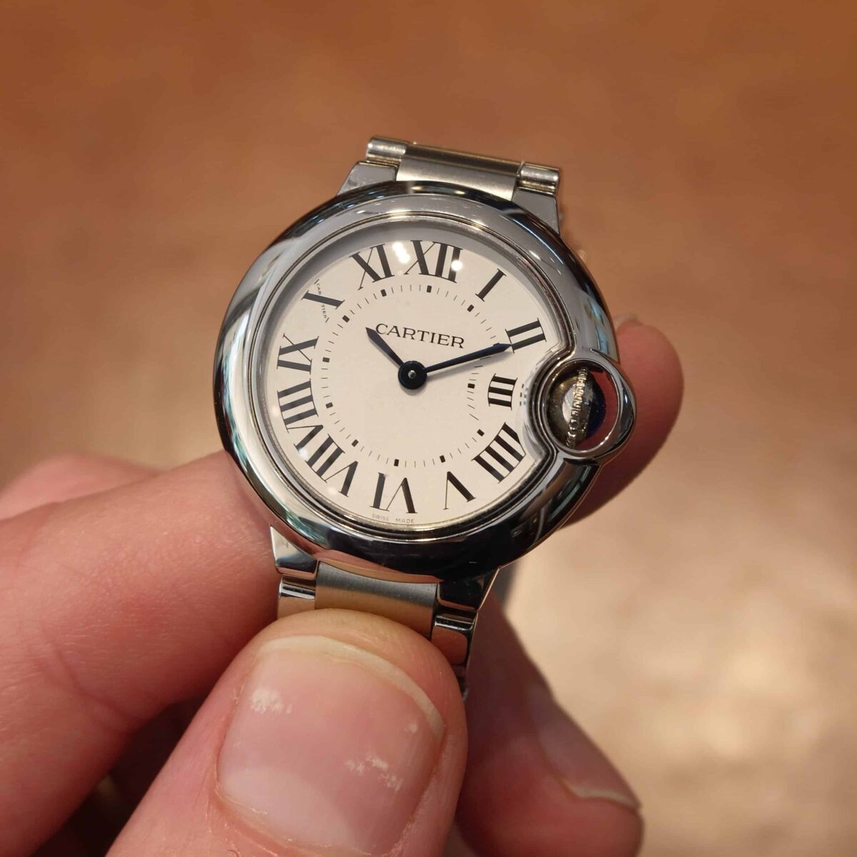 Cartier Ballon Bleu 28mm Ladies Quartz Pre-owned | Gothelf A. Watches — 3