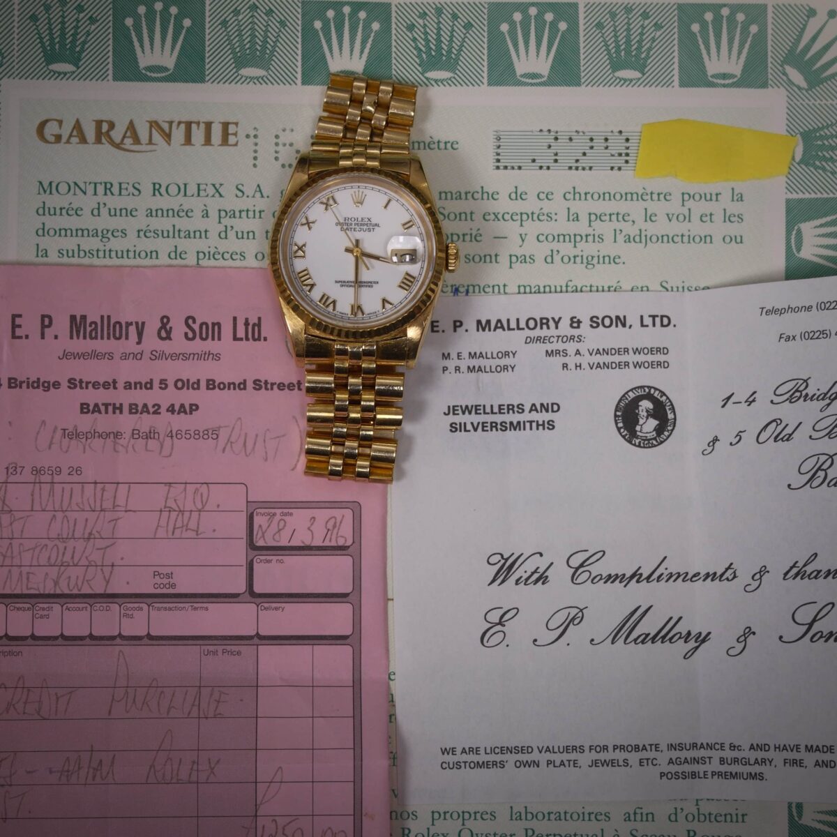 Rolex Datejust 18k gold | Gothelf A. Watches — 2