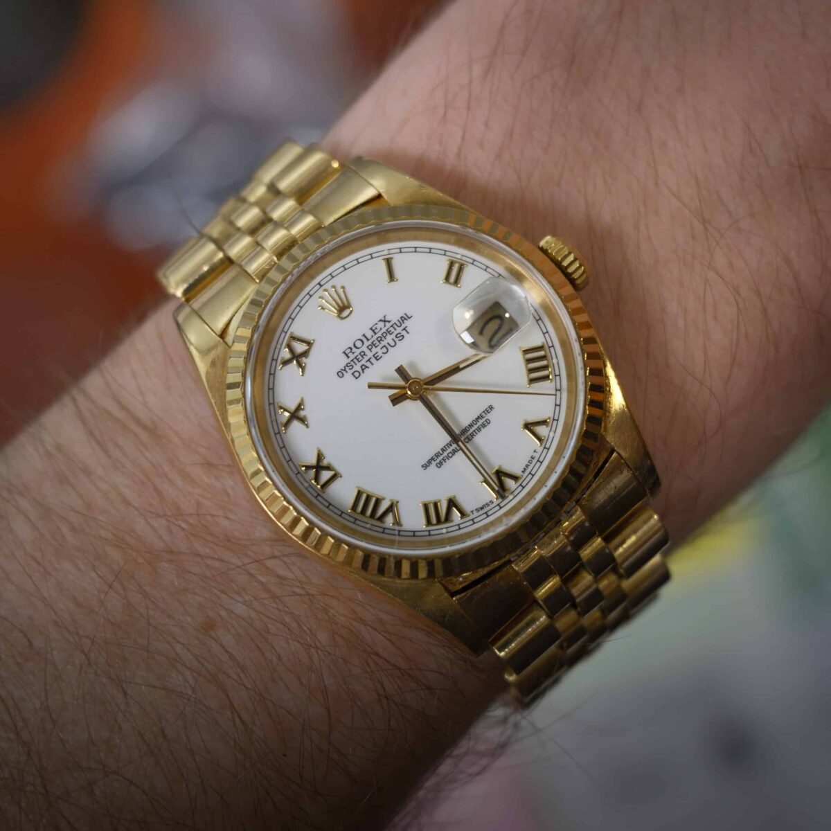 Rolex Datejust 18k gold | Gothelf A. Watches — 3