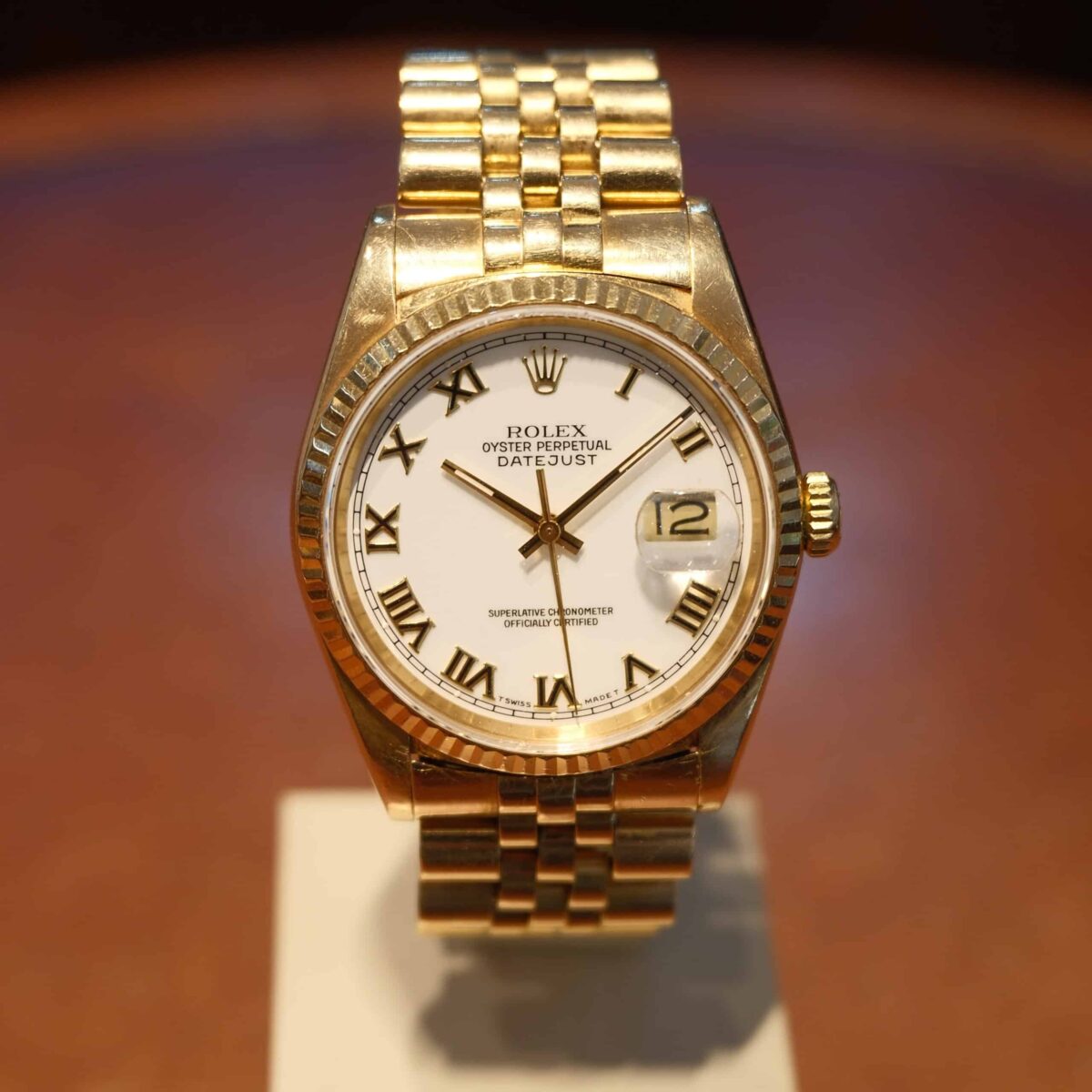 Rolex Datejust 18k gold | Gothelf A. Watches