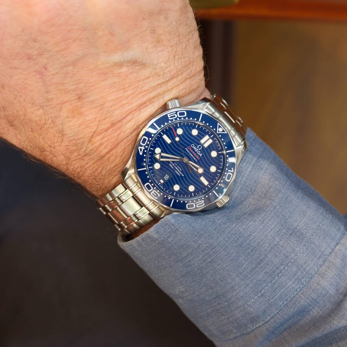 Omega Seamaster 300 Blue 42mm | Gothelf A. Watches — 3