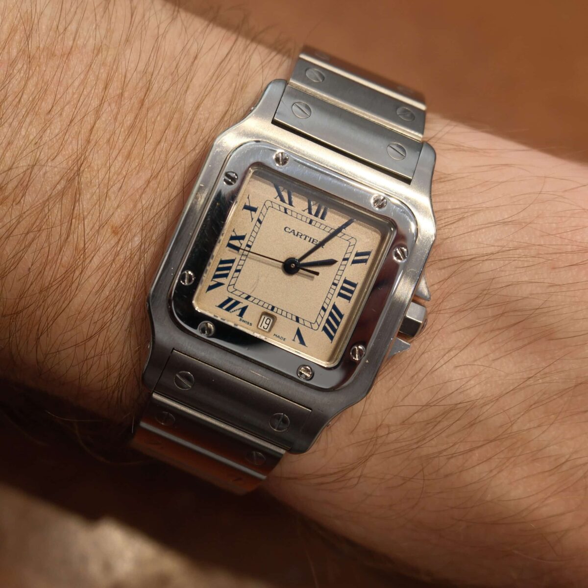 Cartier Santos Galbee Steel 1564 | Gothelf A. Watches — 2