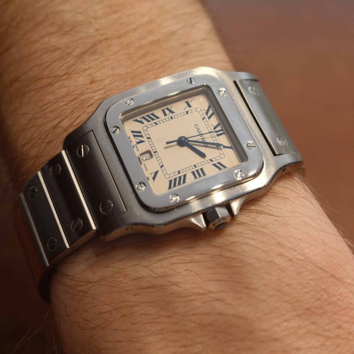 Cartier Santos Galbee Steel 1564 | Gothelf A. Watches — 3