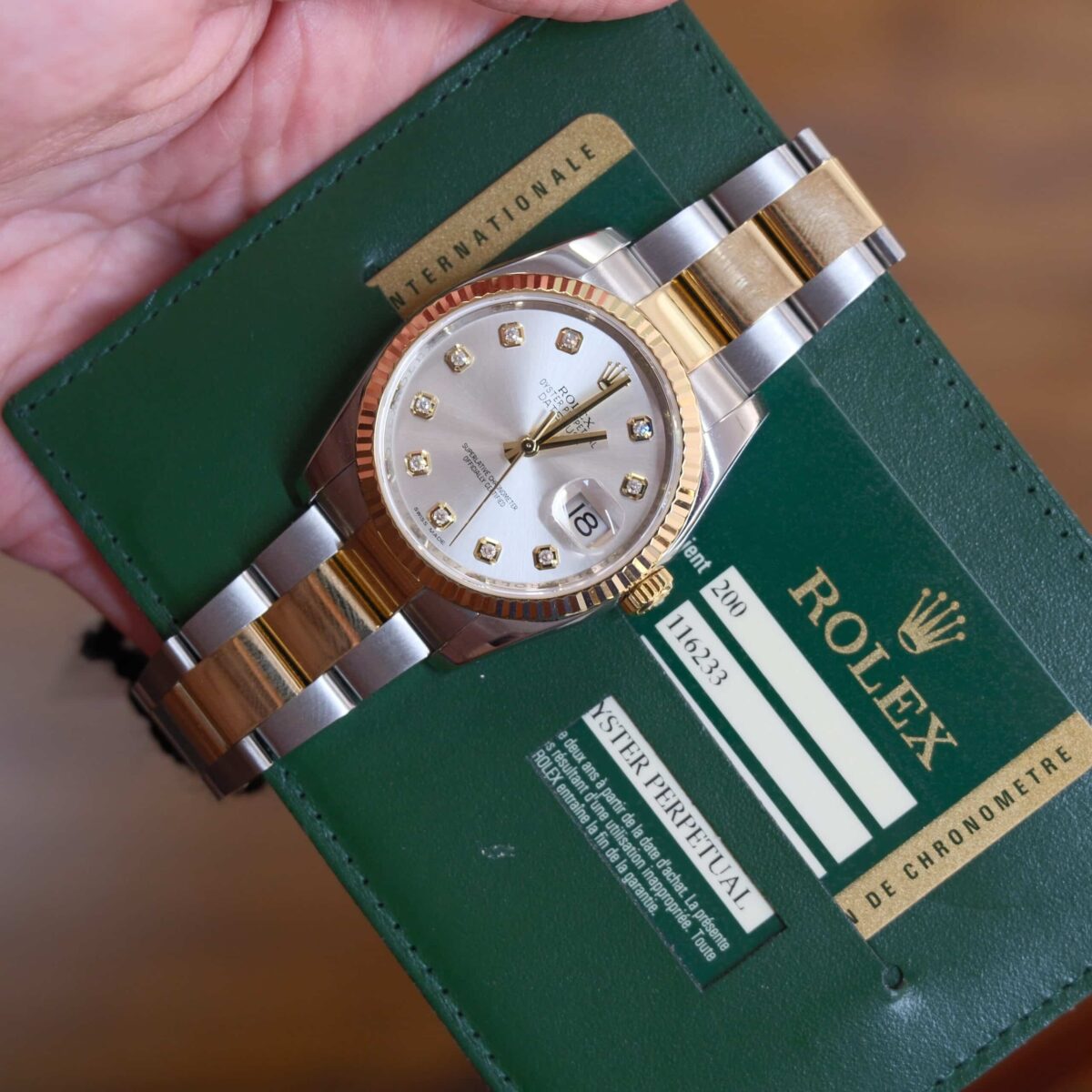 Rolex Datejust 36mm Steel & 18K Yellow Gold | Gothelf A. Watches — 2