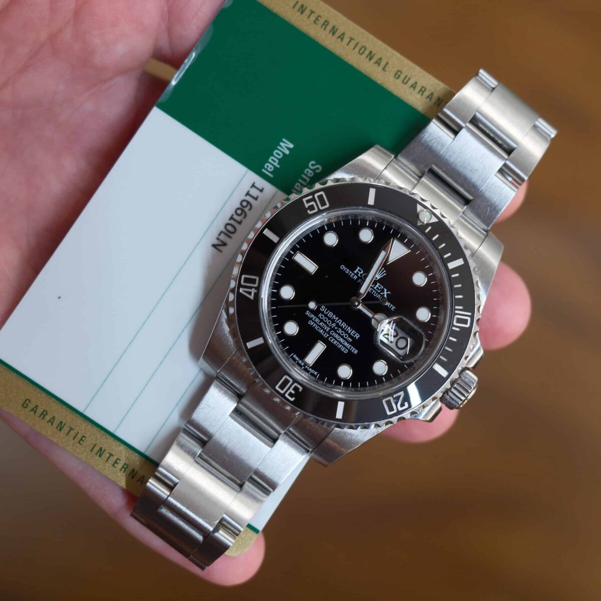 Rolex Submariner Date 40mm Ceramic 116610 Pre-owned 2016 | Gothelf A. Watches — 3