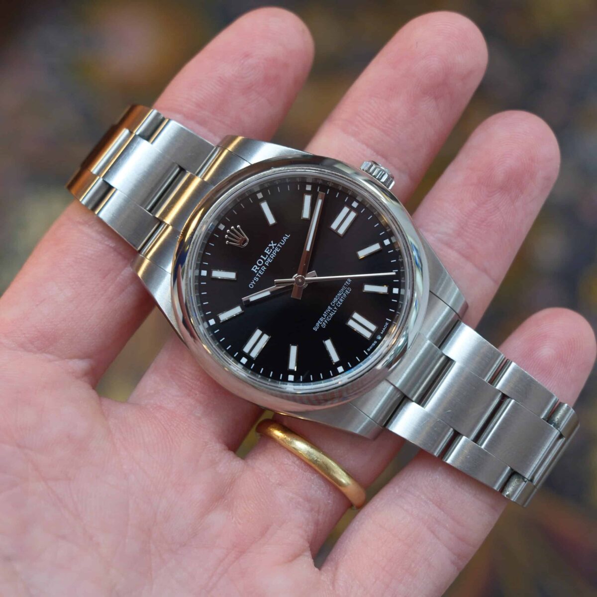 Rolex Oyster Perpetual 41mm Black Dial | Gothelf A. Watches — 3