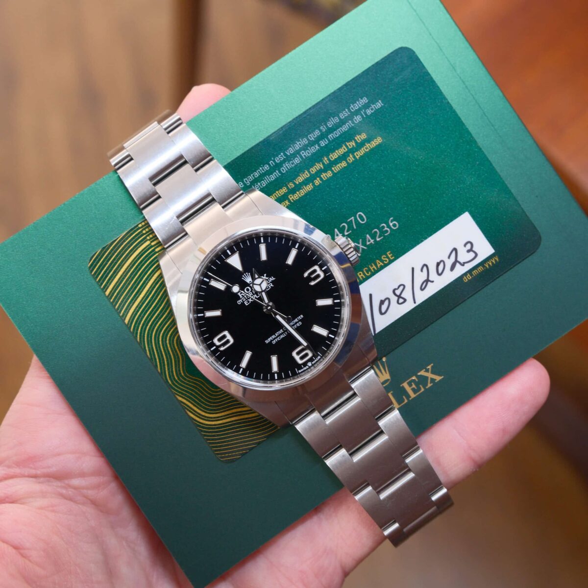 Rolex Explorer Oyster-Steel 40mm 2023 ref.224270 | Gothelf A. Watches — 2