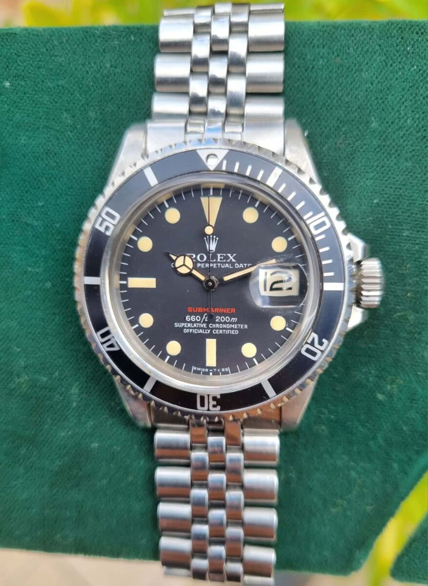 Rolex Vintage Red Submariner 1680 Full Set 1974 | Gothelf A. Watches