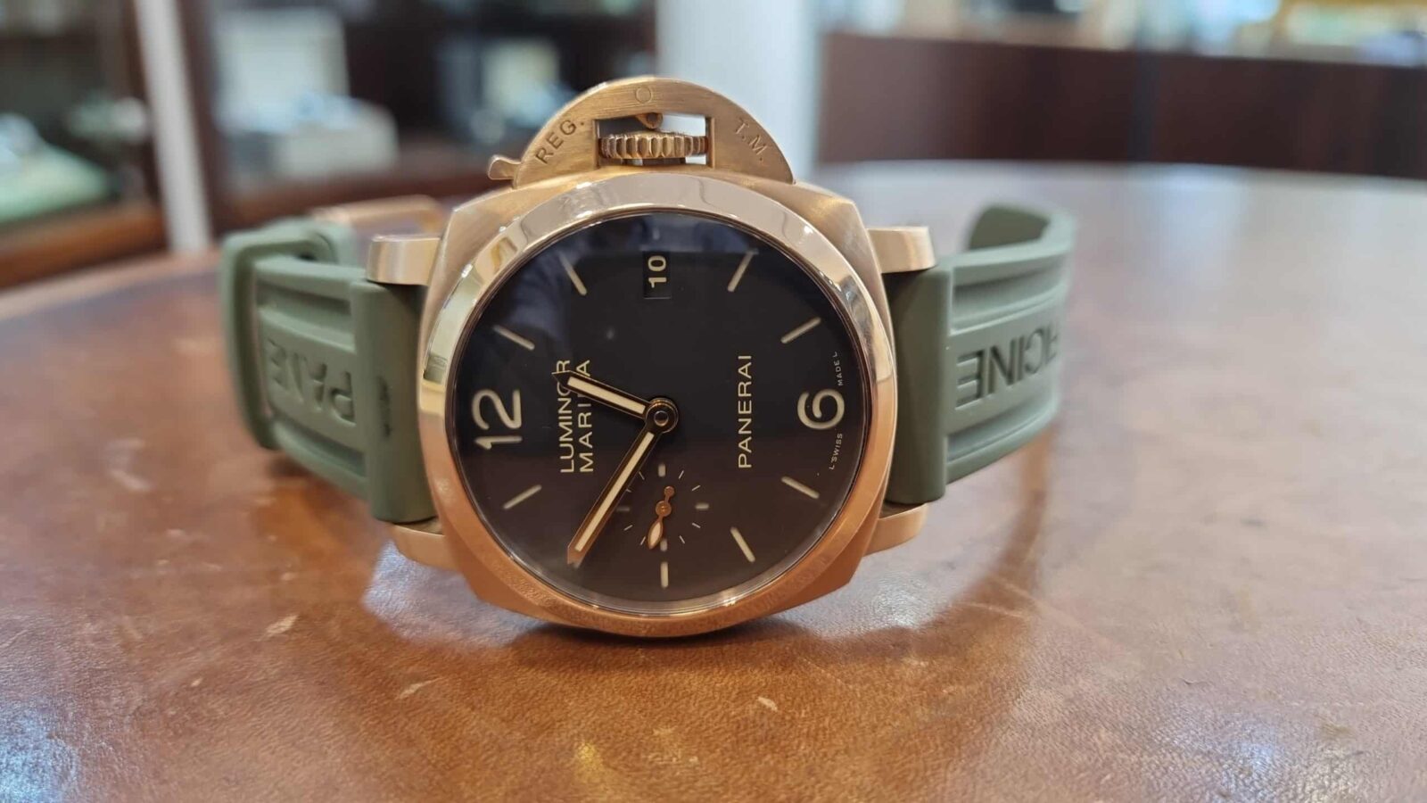 Panerai Luminor Marina 1950 3 Days 18k Rose Gold | Gothelf A. Watches — 2