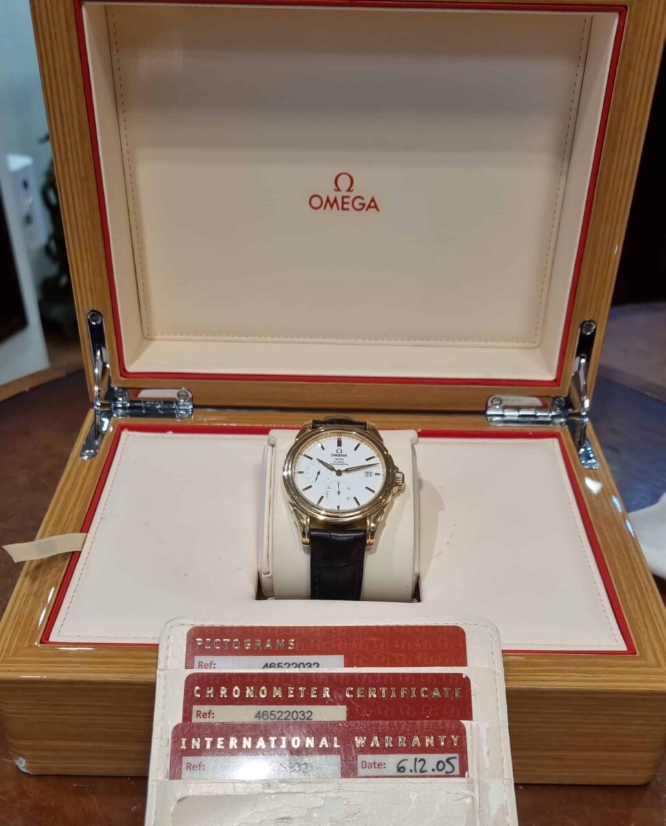Omega De-Ville 18k Rose Gold ref.4652.20.32 Pre-Owned 2005 Box+papers | Gothelf A. Watches — 3