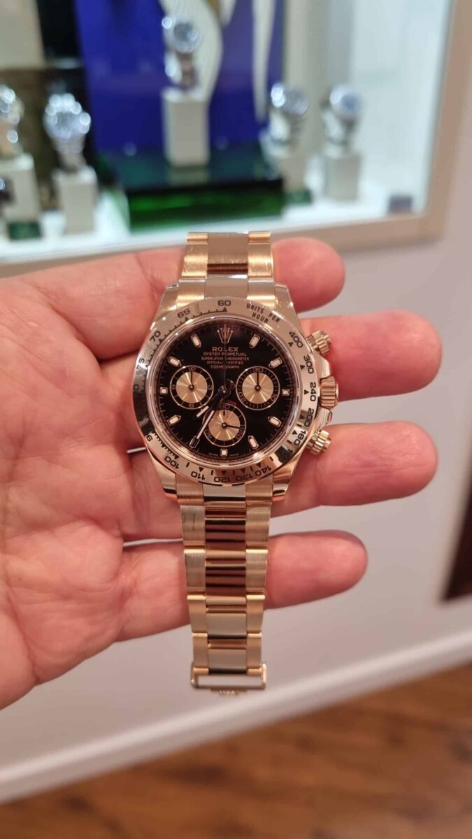 Rolex Daytona 18k Rose Gold ref.116505 pre-owned 2017 | Gothelf A. Watches — 3