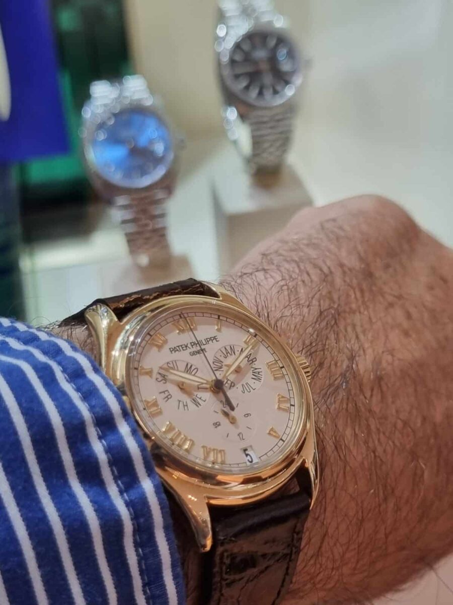 Patek Philippe Classic Annual Calendar 18K Yellow Gold Ref.5035j pre-owned 90’s | Gothelf A. Watches — 4