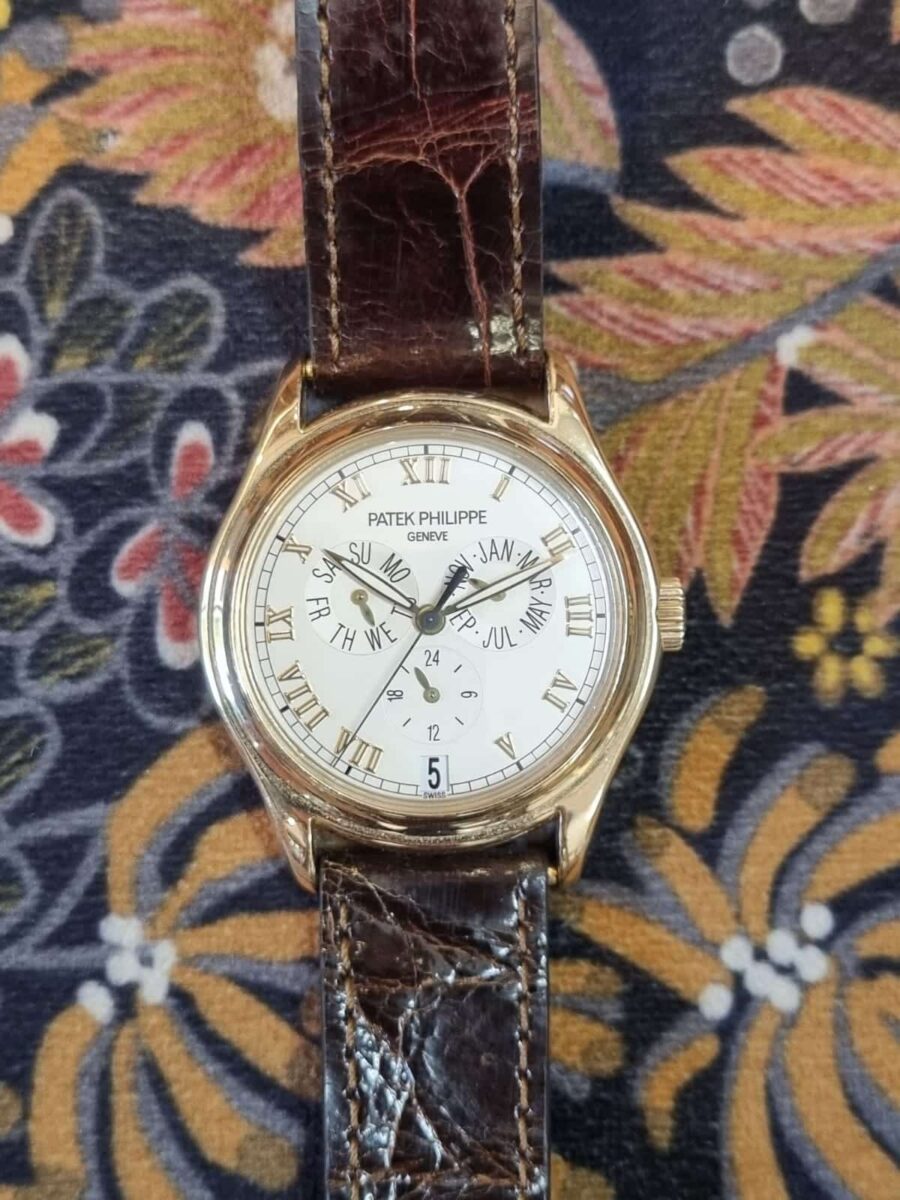 Patek Philippe Classic Annual Calendar 18K Yellow Gold Ref.5035j pre-owned 90’s | Gothelf A. Watches — 6