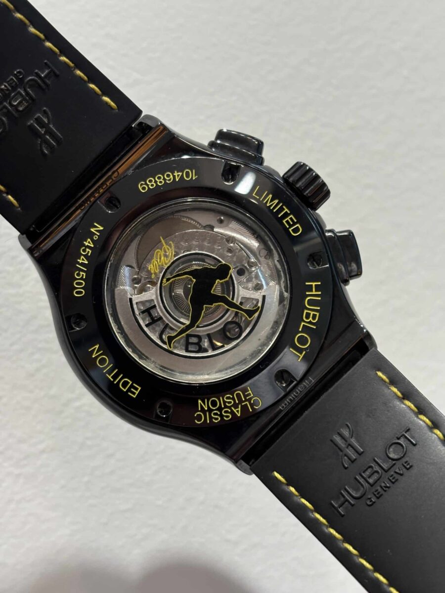 Hublot Classic Fusion Aerofusion Pele Limited Edition 500 Units Automatic Chronograph Wristwatch 45mm | Gothelf A. Watches — 4