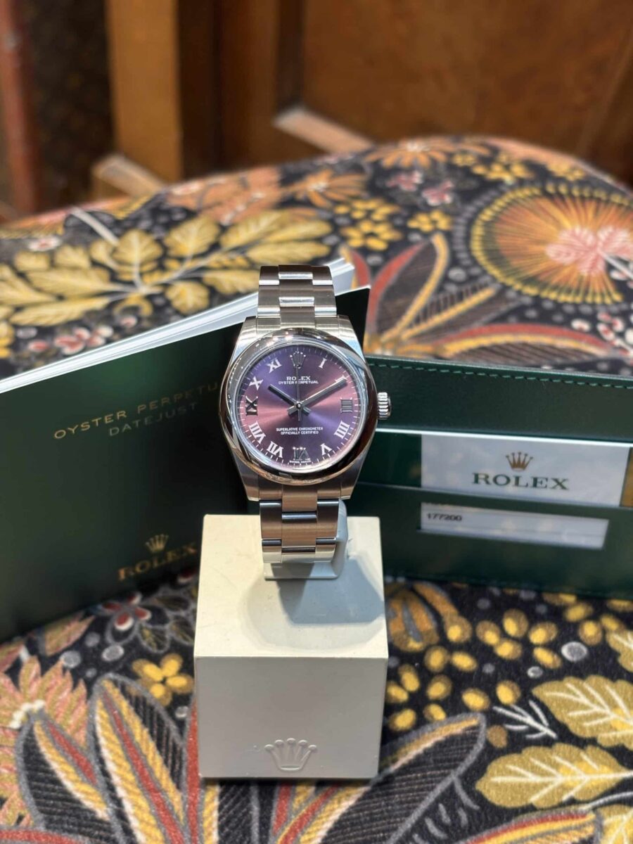 Rolex Oyster Perpetual 31mm Grape dial | Gothelf A. Watches — 3