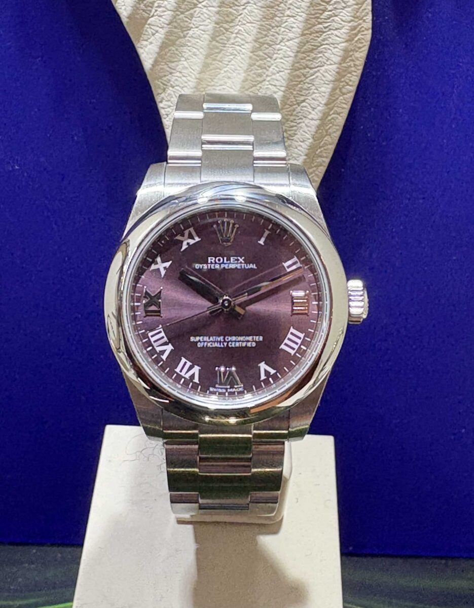 Rolex Oyster Perpetual 31mm Grape dial | Gothelf A. Watches