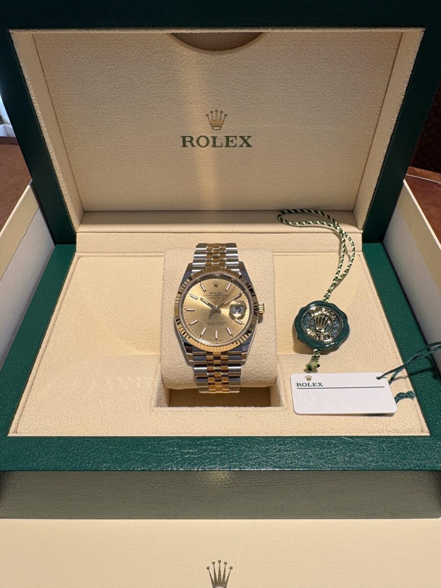 Rolex Datejust 36mm Oyster steel & 18K Yellow Gold Ref.126233 | Gothelf A. Watches — 5